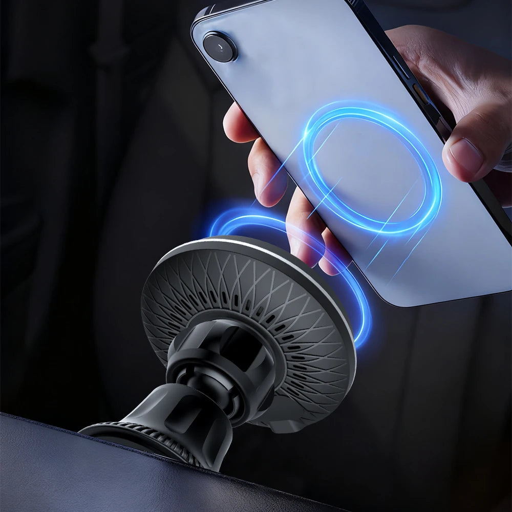 Fast charging car charger, car phone holder, wireless magnetic charger, compatible with Magsafe heat dissipation for iPhone/RG