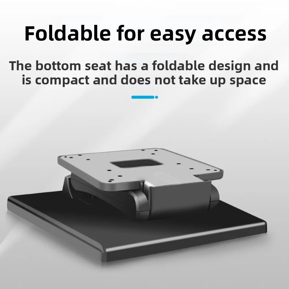 Desktop Base Desktop Monitor Holder Adjustable Portable Computer Monitor Stand Folding Thickening Computer Booster Stand School