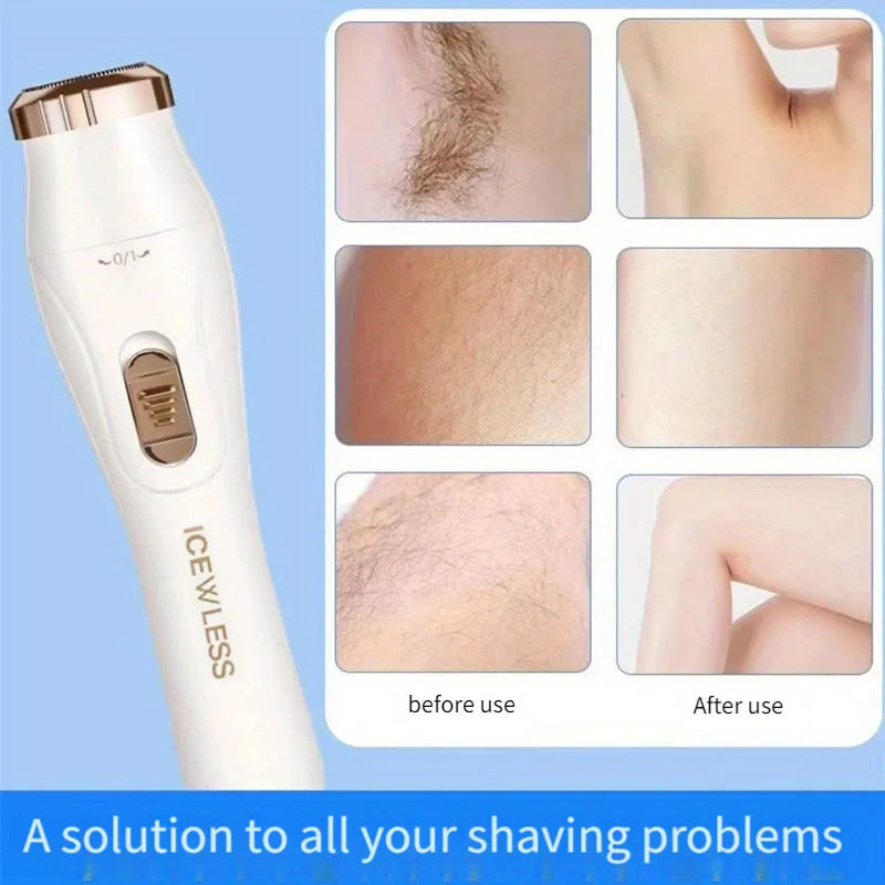 Ladies 3-in-1 electric hair removal set Portable Hair Removal Device Multi Functional Shaver Painless Remove Hair Multi Head