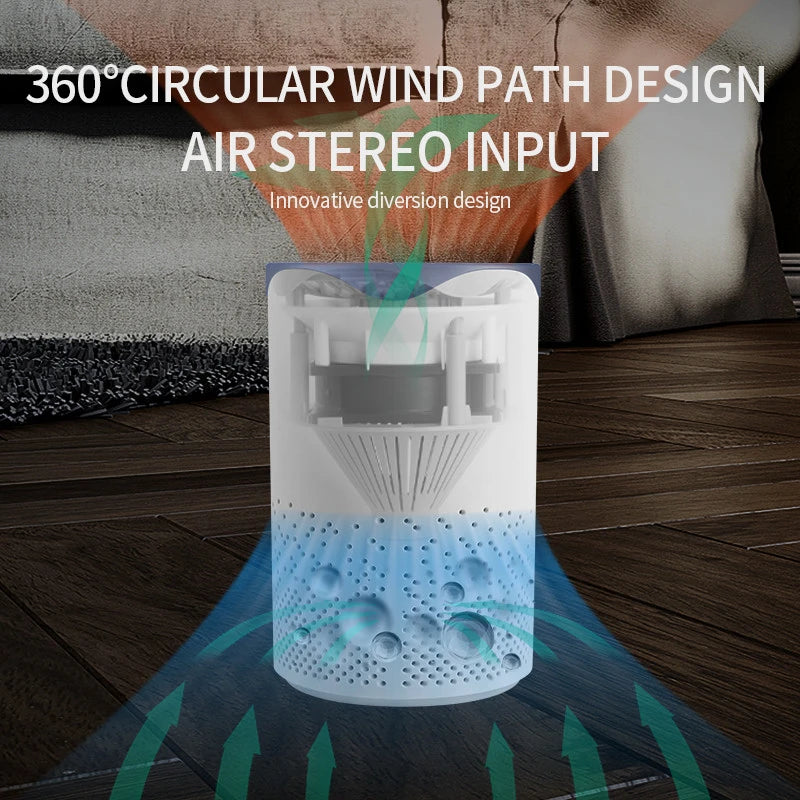 Air Purifier Remove Dust Remove Second-hand Smoke Formaldehyde Home Desktop Small Portable Air Disinfection Machine