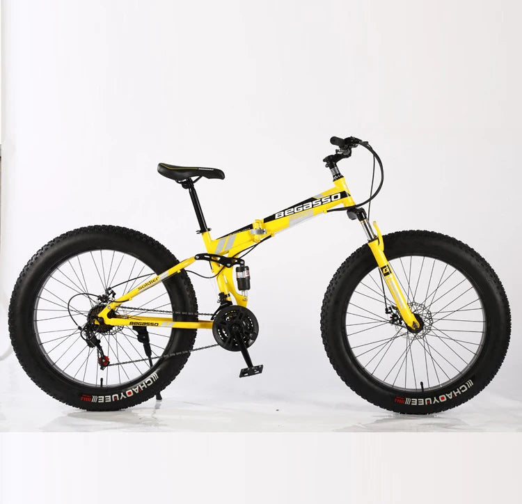 Folding Fat Tire Tyre Mountain Bike Tires 26x4.0 Bicycle Mtb Cycle With Gears for Adult