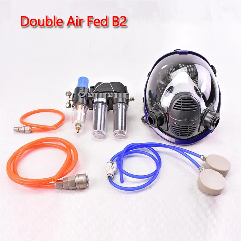 High quality Functional Air-Supply Industrial Respirator System 6800 Air-Supply Full-Face Mask protection work Gas MaskFull mask