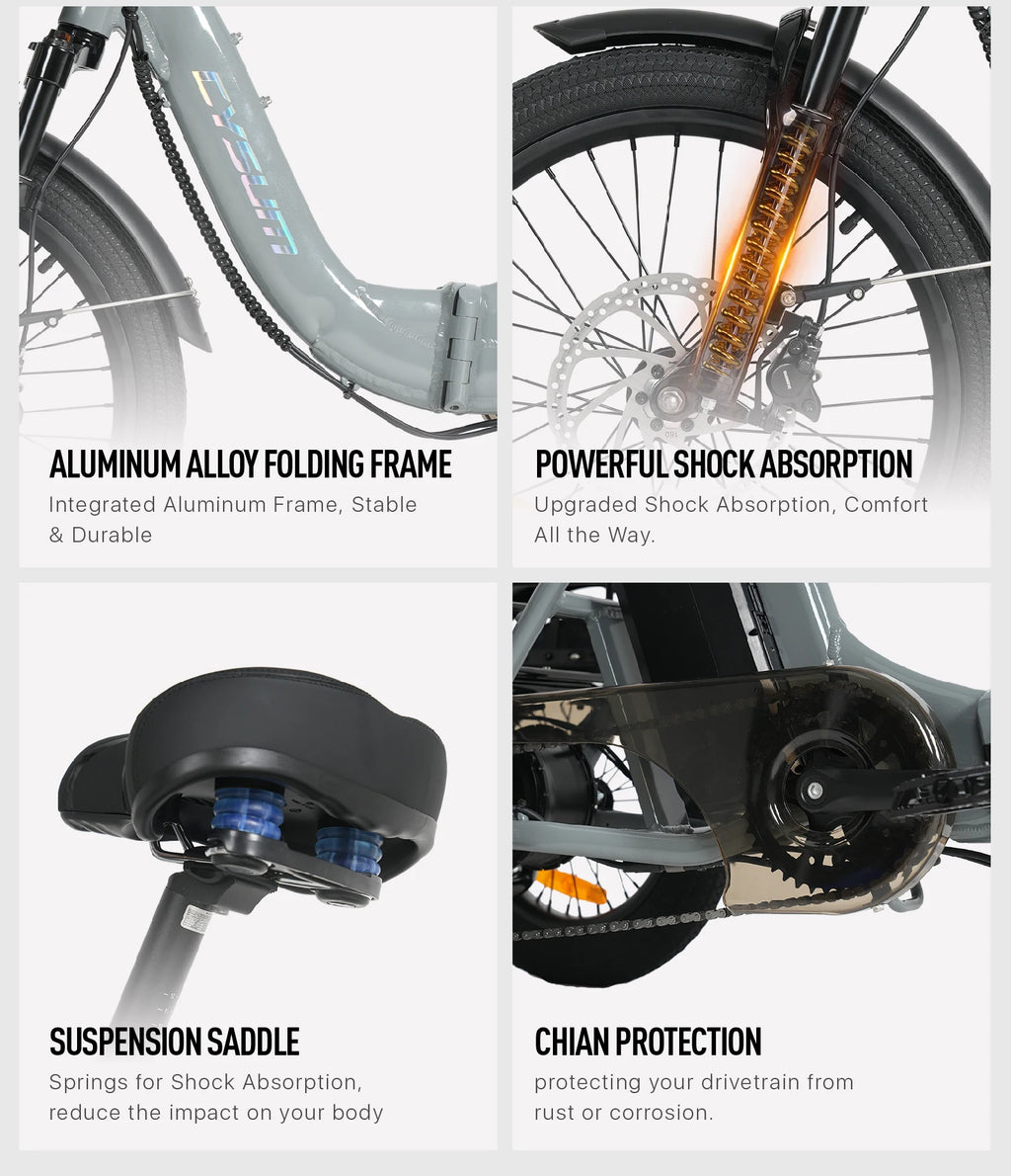 Electric Tricycle 750W Motor 48V 20AH Remover lithium Battery Foldable 3 Wheel Electric Bike 16 Inch Fat Tire 100km Ebike