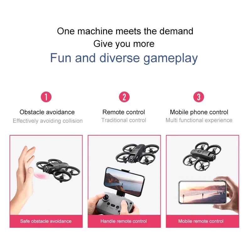 VIVO D16 Drone 8K Aerial HD Profesional Dual-camera Helicopter Optical Flow Positioning Avoidance Brushless Motor GPS Drone