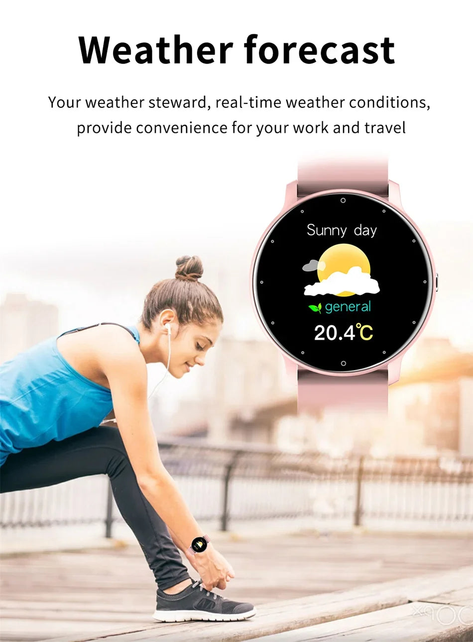 2025 New Ultra Light Smartwatch New Smart Watch Men Sports Fitness Watch Heart Rate Full Touch Screen Bluetooth Call