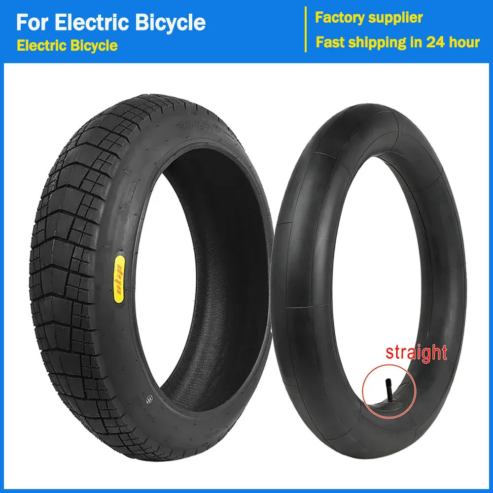 20*4.0 Anti-Slip Fat Tire for Electric Bicycle Tire ATV Tyre Beach Bike Tire City 20x400 Rubber Inner Tube Replacement Parts