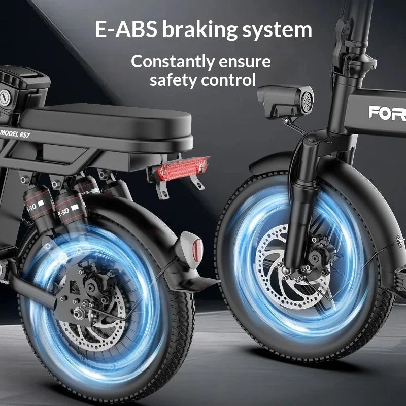 New electric bike 400W motor 48V 40AH long endurance battery electric bicycle, suitable for commuting and folding e-bike