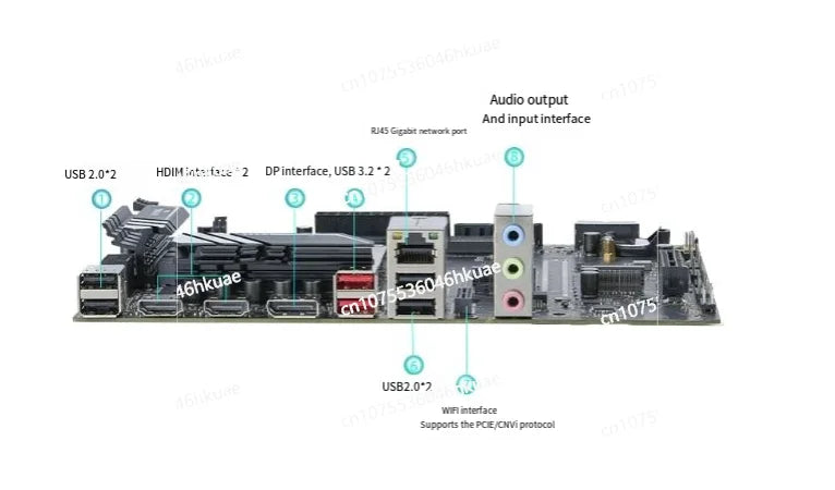 Factory a lot of stock! 13th generation Q1HY main board CPU set i9 13900 desktop computer DIY game office DDR5/Q1J0/i5/i7/i9