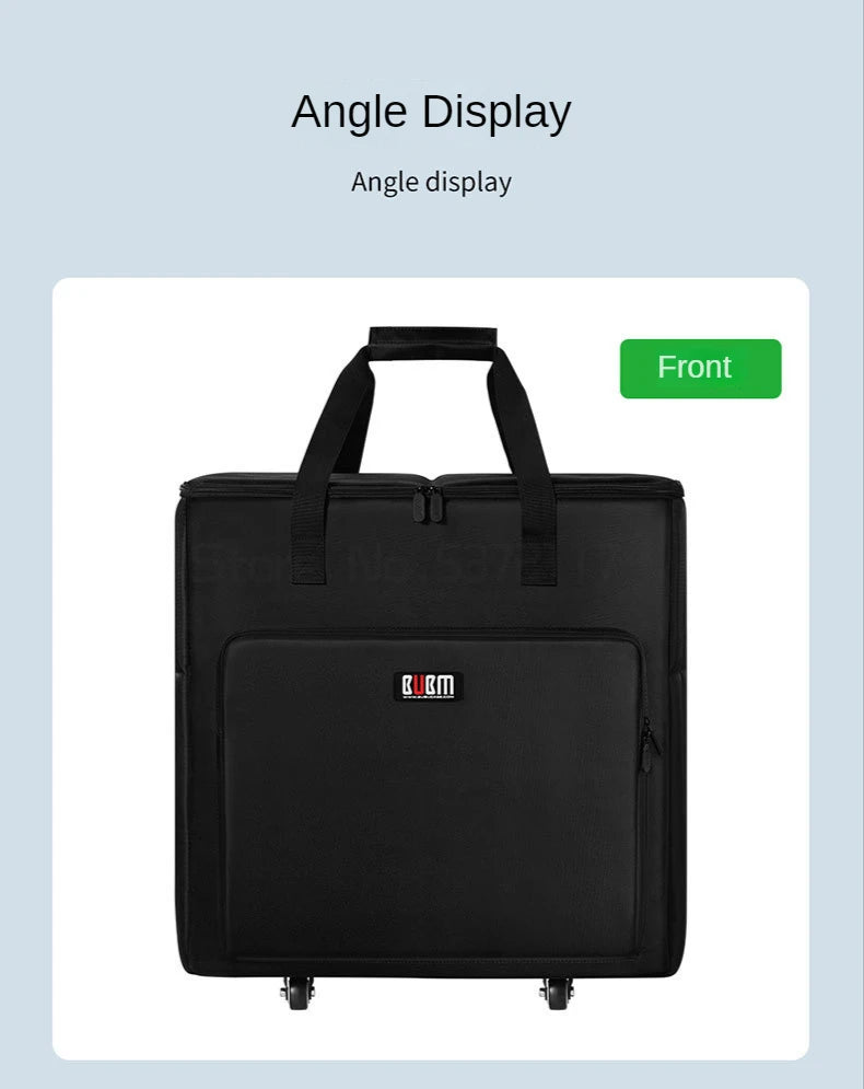 Desktop Gaming Computer PC Carrying Case Travel Storage Carrying BagComputer Main Processor Case and Monitor