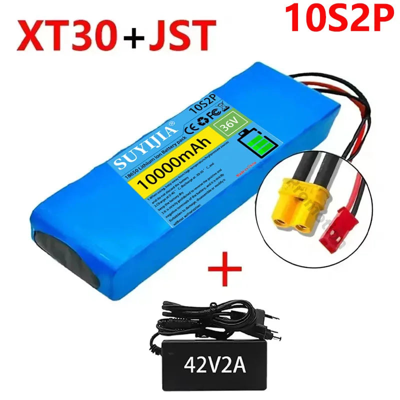 36V 10000mAh 10S2P 36V Electric Scooter Battery Lithium Electric Scooter 500W Electric Scooter Battery 36V 10S2P Battery
