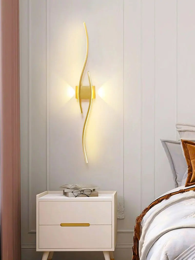 Long Strip LED Wall Lamps for Bedroom Living Room Indoor LED Wall Lights Wall Sconce for Corridor Aisle AC85-265V Interior Lamp