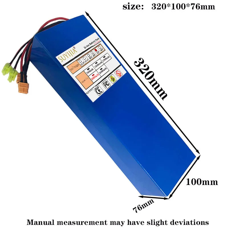 52V 14S4P 20Ah high-capacity21700 lithium-ion battery high-powerdual-port fastcharging suitable for dual-drive electric scooters