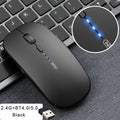 Wireless Mouse Rechargeable Silent Power Display Adjustable DPI Smart Stay Ergonomic Computer Mause For Laptop PC Macbook Office