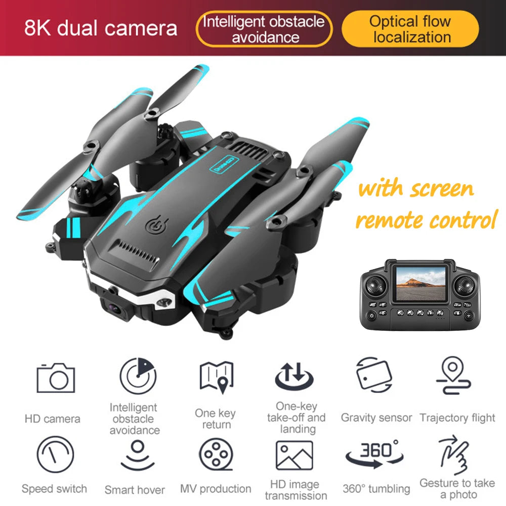 2026New origina S6 Drones Professional 8K HD Camera 5G GPS Obstacle Avoidance RC Helicopter Brushless With Screen Remote Control