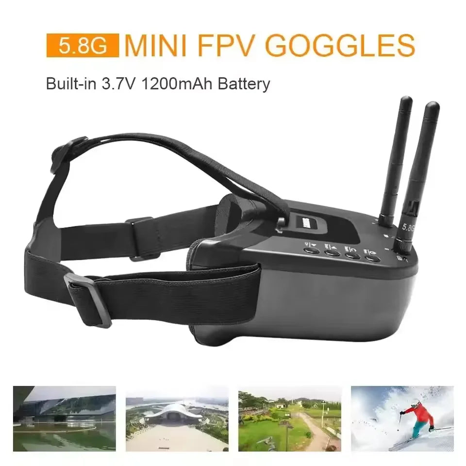 VR009 5.8G FPV Goggles 40CH 3 inch 480x320 Video Headset HD DVR Diversity FPV Goggles for Camera Drones & Accessories