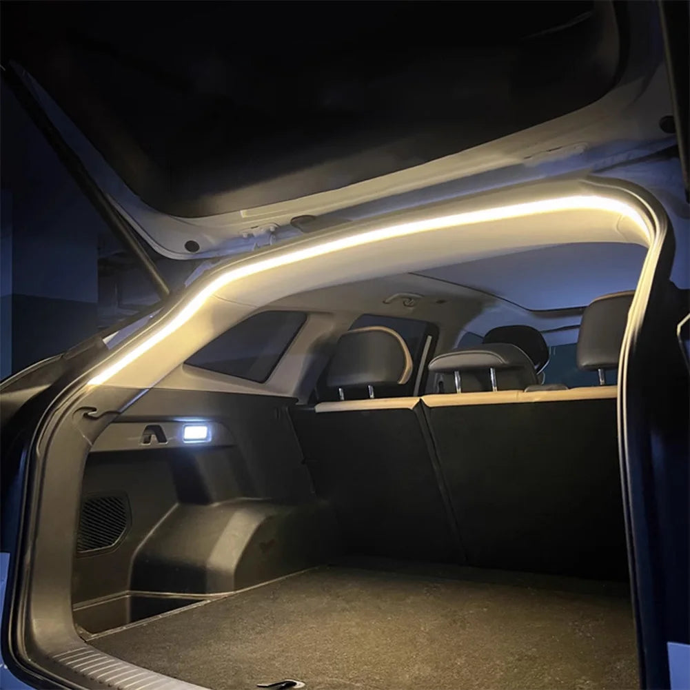 LED Car Trunk Light Strip Self Adhesive Light Strip Auto Sensor Tail Light Strip for Sedan SUV Hatchback Pickup