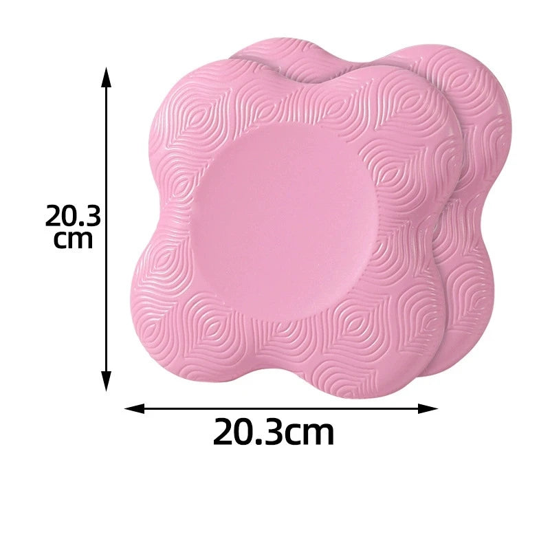 2Pcs Tpe Yoga Kneeling Mats Thickened Anti Slip Yoga Kneeling Protective Pad Sport Fitness Elbow Knee Mat Knee Soft Flat Support