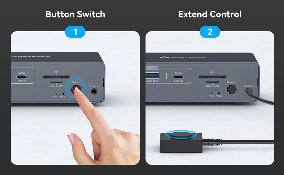 HDMI Displayport USB C Docking Station Dual Monitor for Laptop & Desktop (13-in-1) MST DP1.4 4K@120Hz+HDMI2.0 4K@60Hz,10Gbp data