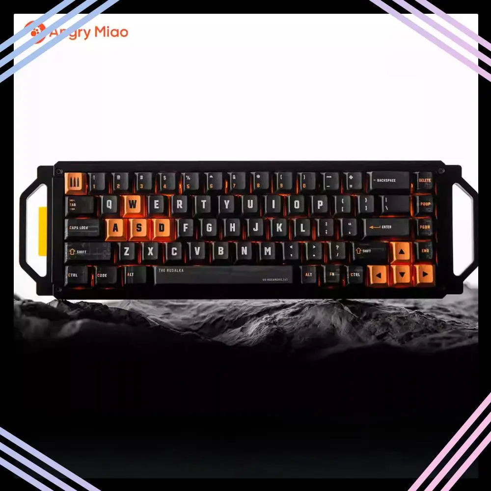 Angry Miao MECHA 65 Gaming Mechanical Keyboard 1MS Low Latency Wireless 1000hz Polling Rate 65 Layout HiFi Switch Aluminum shell