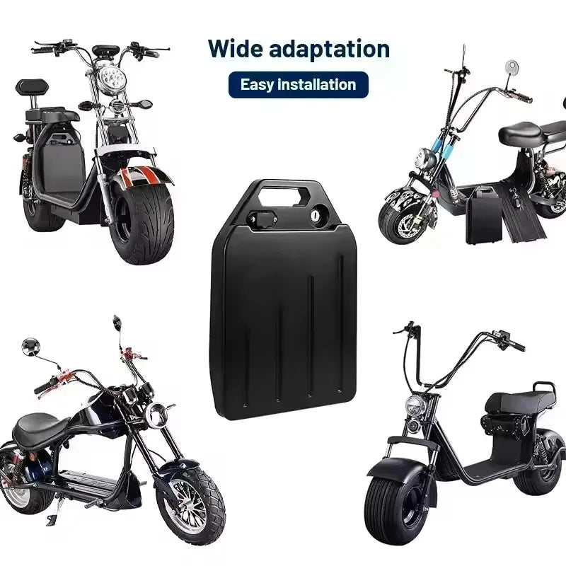 60V 20Ah-40Ah Electric Motorcycle Li-ion Battery Pack 2000W for Harley Two Wheel Foldable Citycoco Electric Scooter,Free Charger