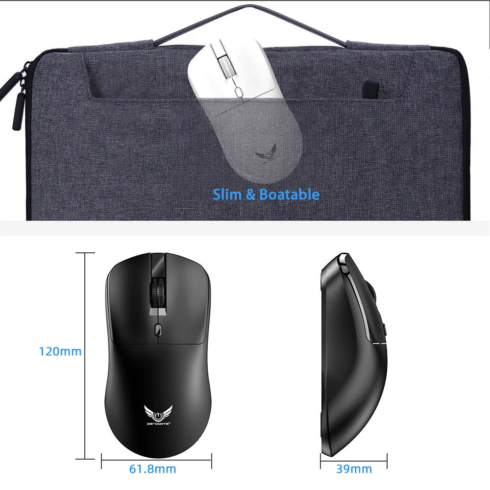 Wireless 2.4G Mouse Light Weight Design DPI Adjustable Plug And Play Low Noise Button Simple Style Mause Office Use Or Gaming