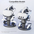 Charging Dock Compatible with Meta Oculus Quest 3/Quest 2 VR Headset Display Stand and Controller Holder VR Accessories