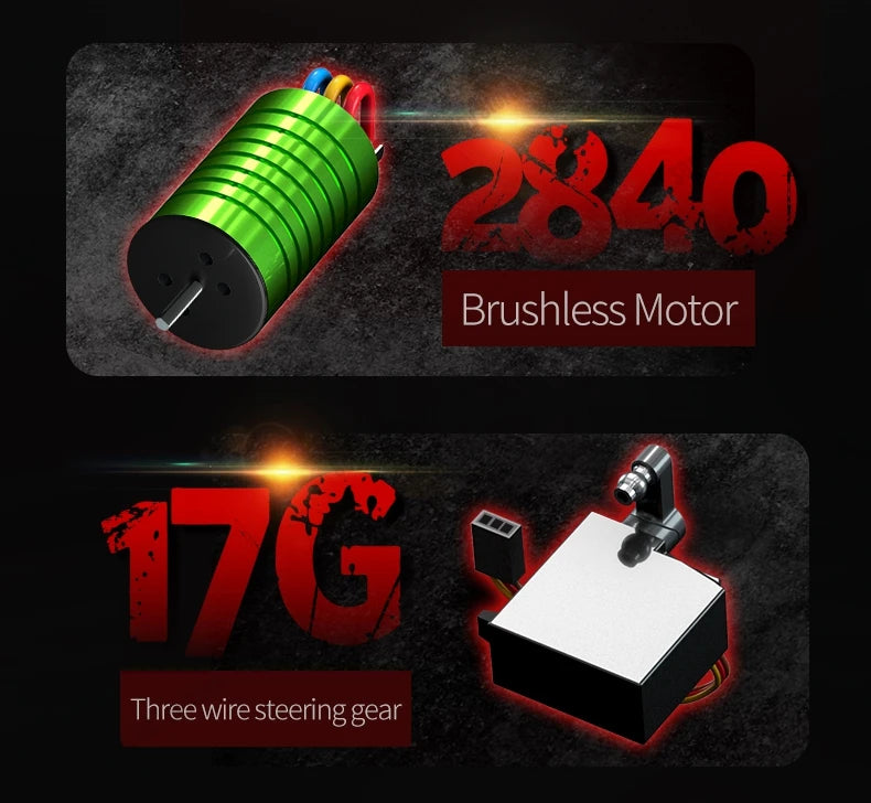 1:16 80km/h Brushless RC Drift Car With LED Lights 4WD Electric High Speed Racing Remote Control Monster Truck for Kids Adults