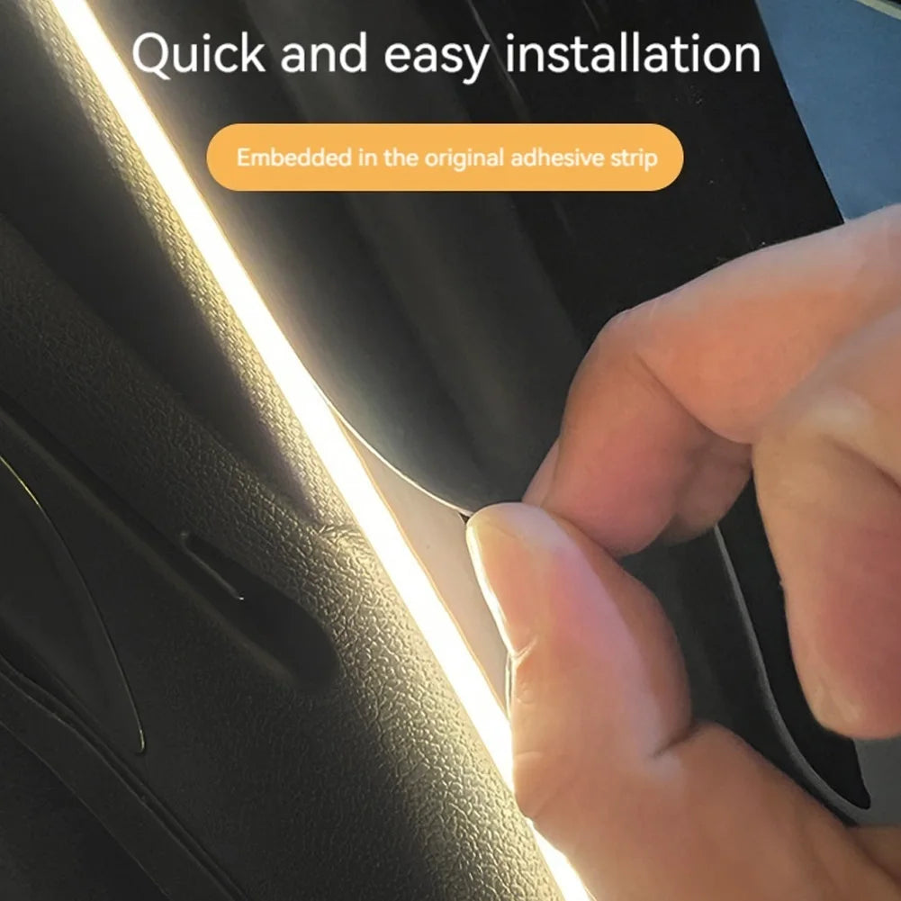 LED Car Trunk Light Strip Self Adhesive Light Strip Auto Sensor Tail Light Strip for Sedan SUV Hatchback Pickup