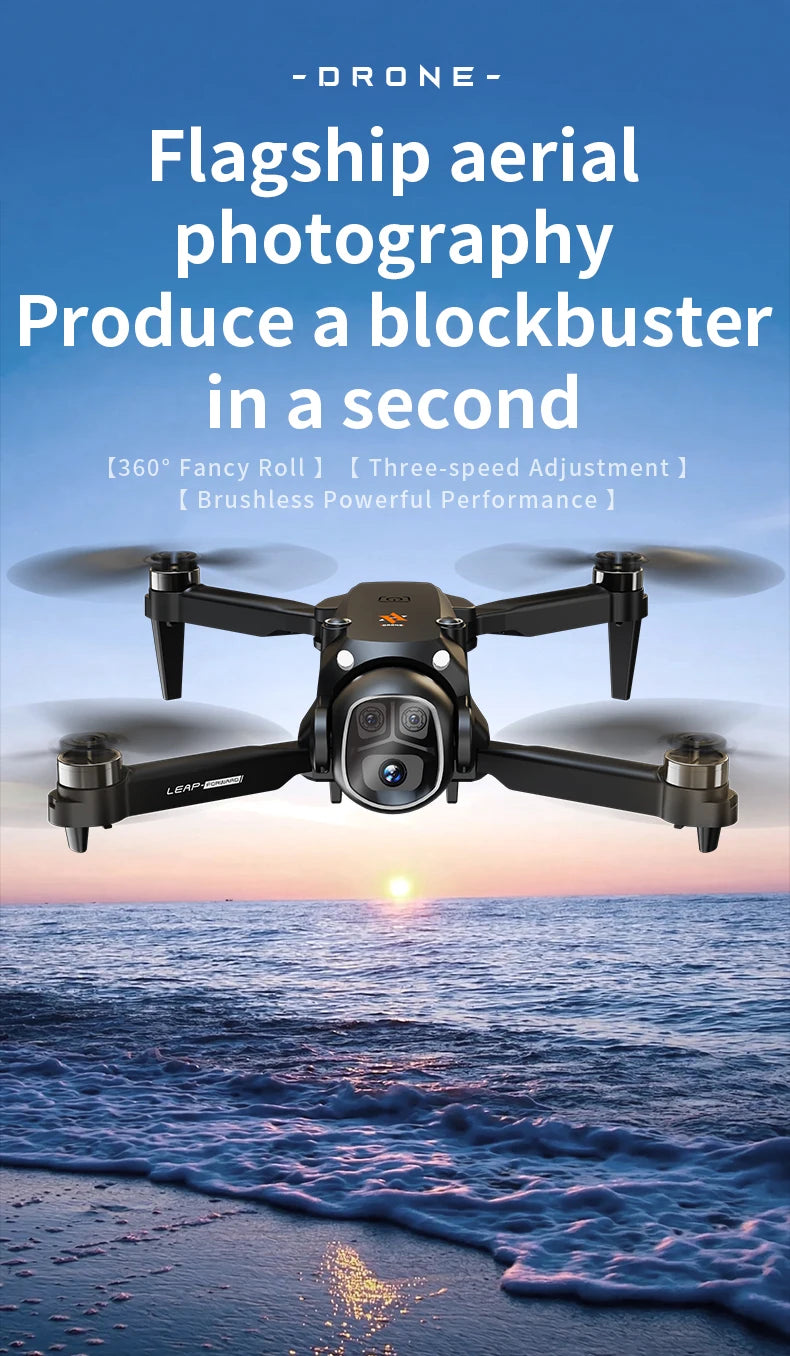 H21 Drone 8K HD Dual Camera Brushless Motor WIFI GPS Professional HD Aerial Photography Remote Control Aircraft Quadcopters Toys