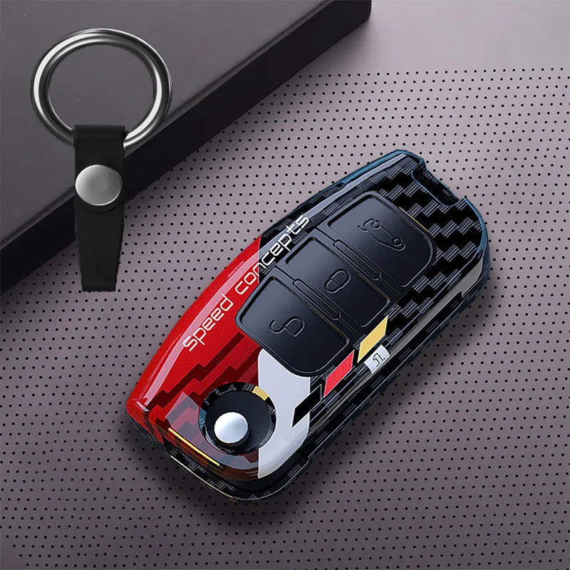 Car Key Case Cover For Ford Fiesta Focus Mondeo Falcon B-Max C-Max S-Max Eco Sport Galaxy Territory Keyless Shell Fob Protector
