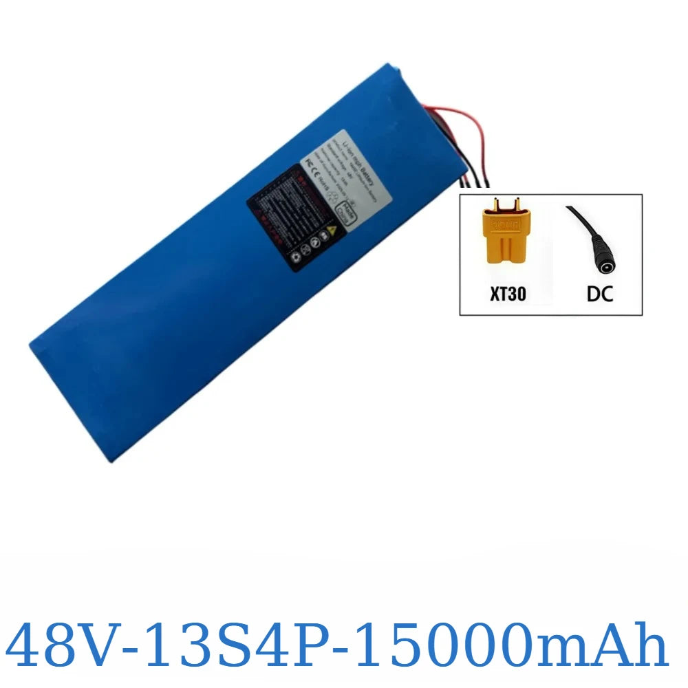 48V 13S4P 15AhElectric scooter battery equipped with BMS protection system,suitable for Kugoo M4/M4Pro/MaxSpeed series batteries