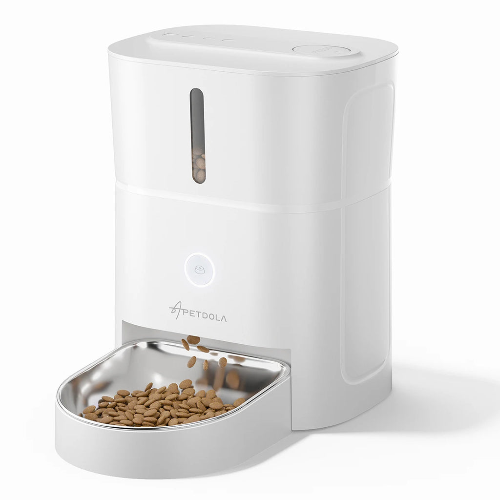APETDOLA Automatic Cat Feeder Pet Smart Cat Food Dispenser Remote Control WiFi Button Timed Feeders For Cats Dog Accessories