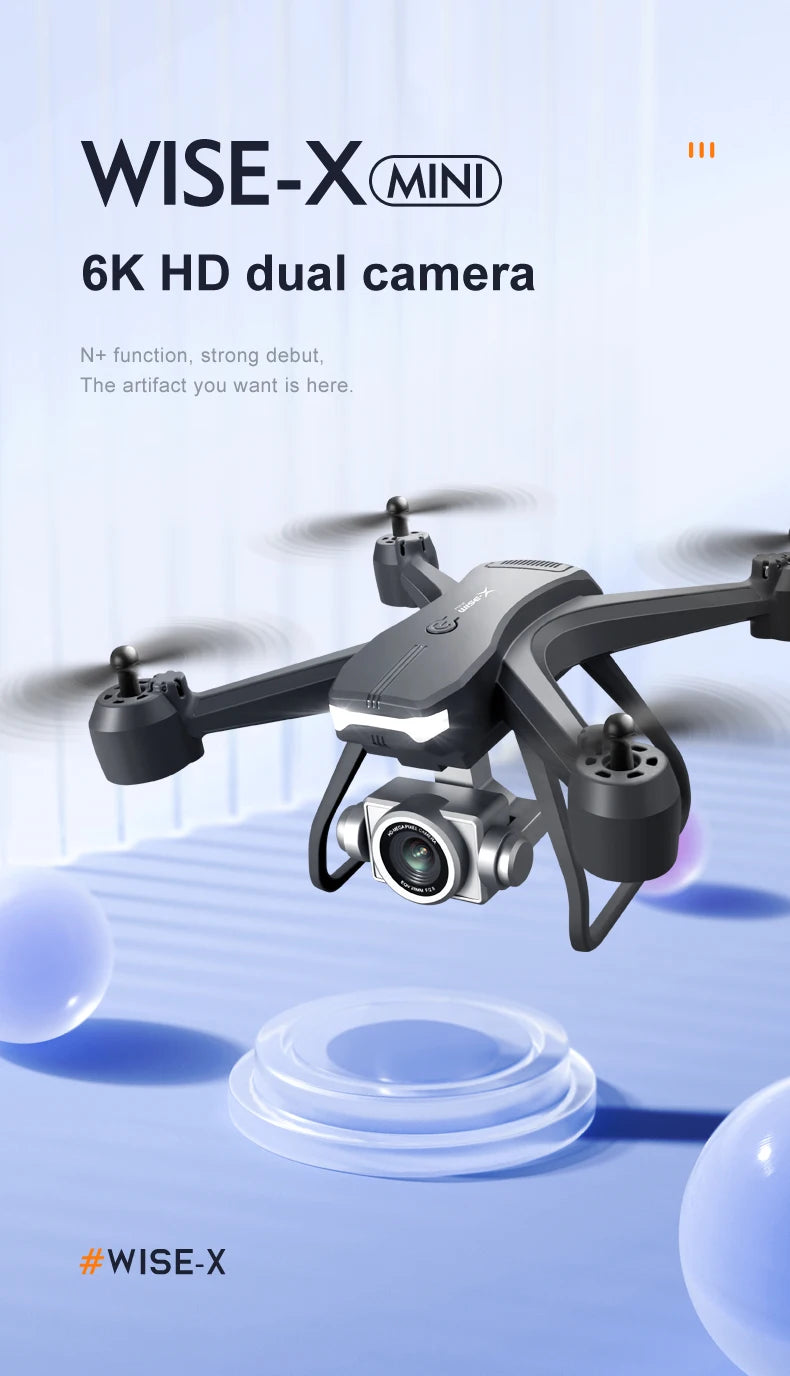 4DRC V14 Drone 4K HD Dual Camera 6K WIFI FPV Height Hold Dron RC Helicopter Professional Mini Quadcopter Foldable Four-Axis toy