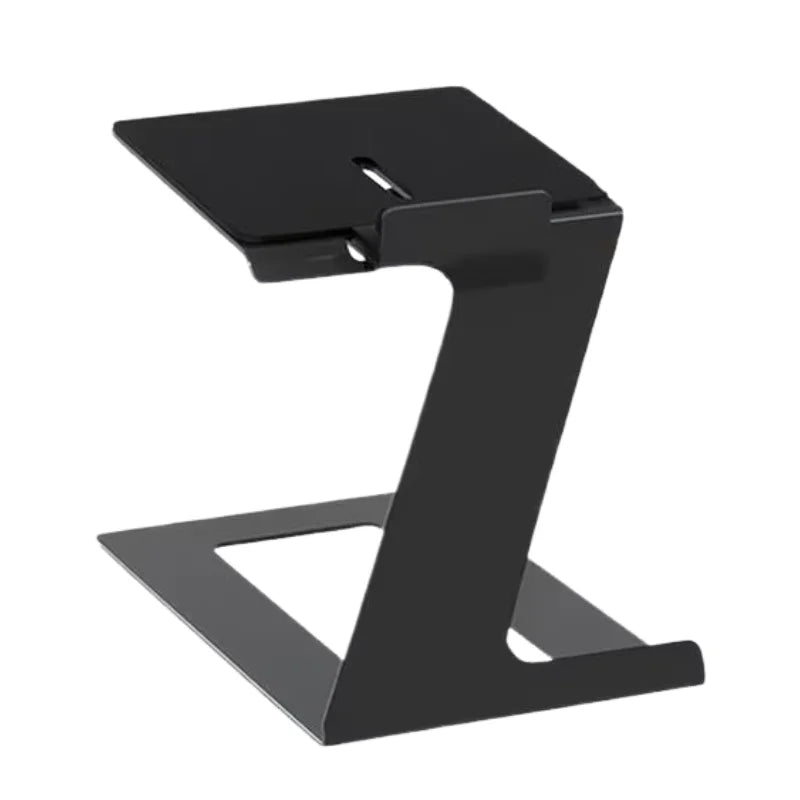Desktop Speaker Stands 1 piece Carbon Steel Cantilevered Speaker Bracket with Vibration Absorption Pad for Computer Monitors