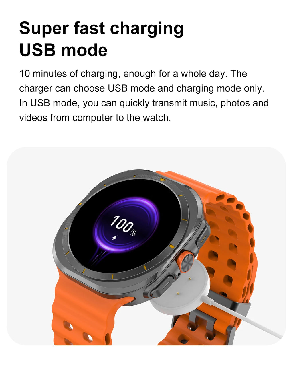 Smart Watch 7Ultra for Men ChatGPT Compass NFC 360*360 AMOLED Screen Heart Rate Monitor Bluetooth Call IP68 Waterproof Smartwat