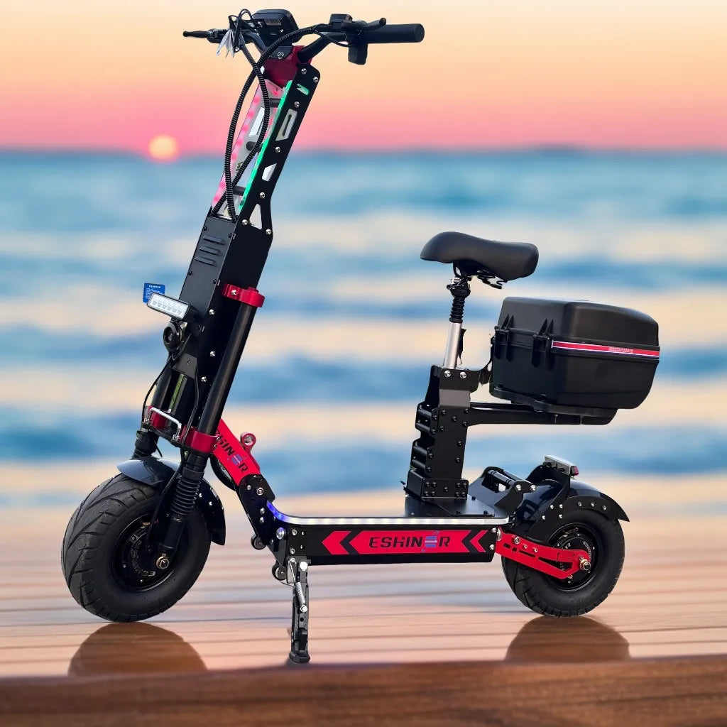 Boyueda S5 60V 45A Electric Scooter Dual Motor Controller 6000W 3000W*2 E Scooter Parts LIVIAE NFC Display Finger Twist Throttle