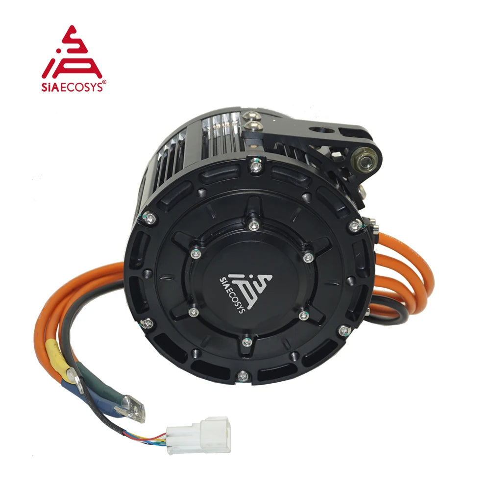 QS138 3000W/6000W Peak 72V BLDC Mid Drive Motor for Electric Scooter 100KM/H with 428 Chain Sprocket V1 Dual Power Design