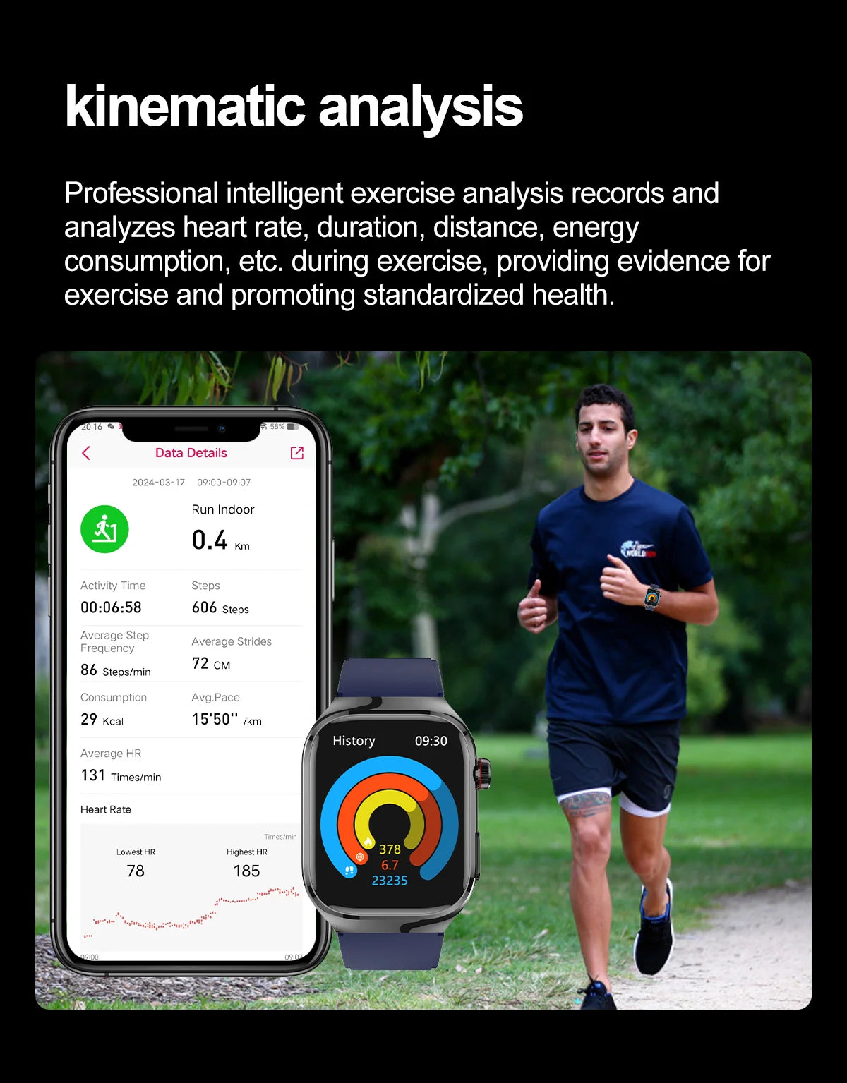 2026 New Smart Watch 2.04-inch AMOLED Screen Bluetooth Call IP68 Waterproof 650mA Sports Smartwatches Men Android Military-Grade