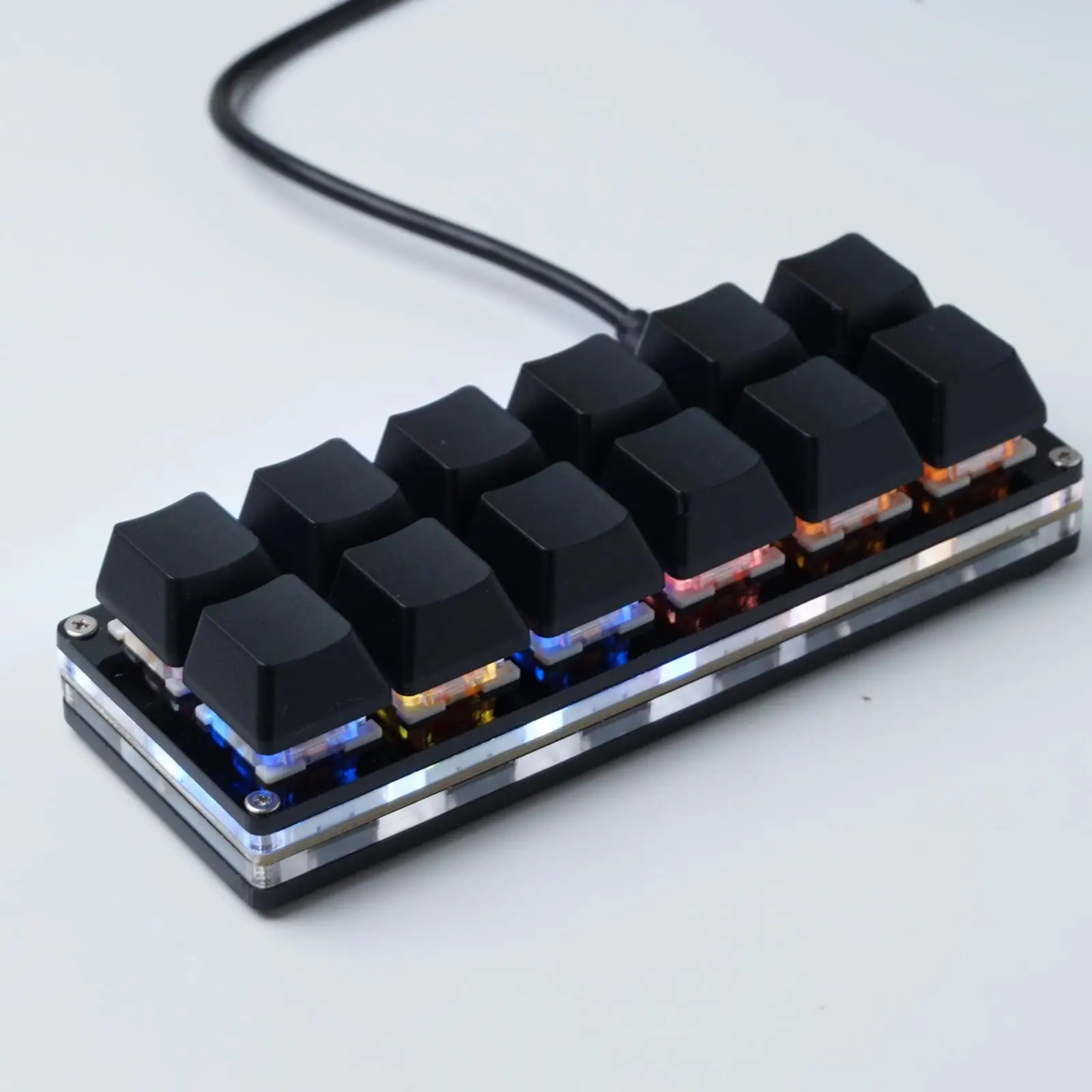 Mini USB Custom Mechanical Keyboard 2/3/4/6/9/12/16/24 Keys Gaming Keyboard Sayo Device Shortcut Programmable Keypad Keys Macro