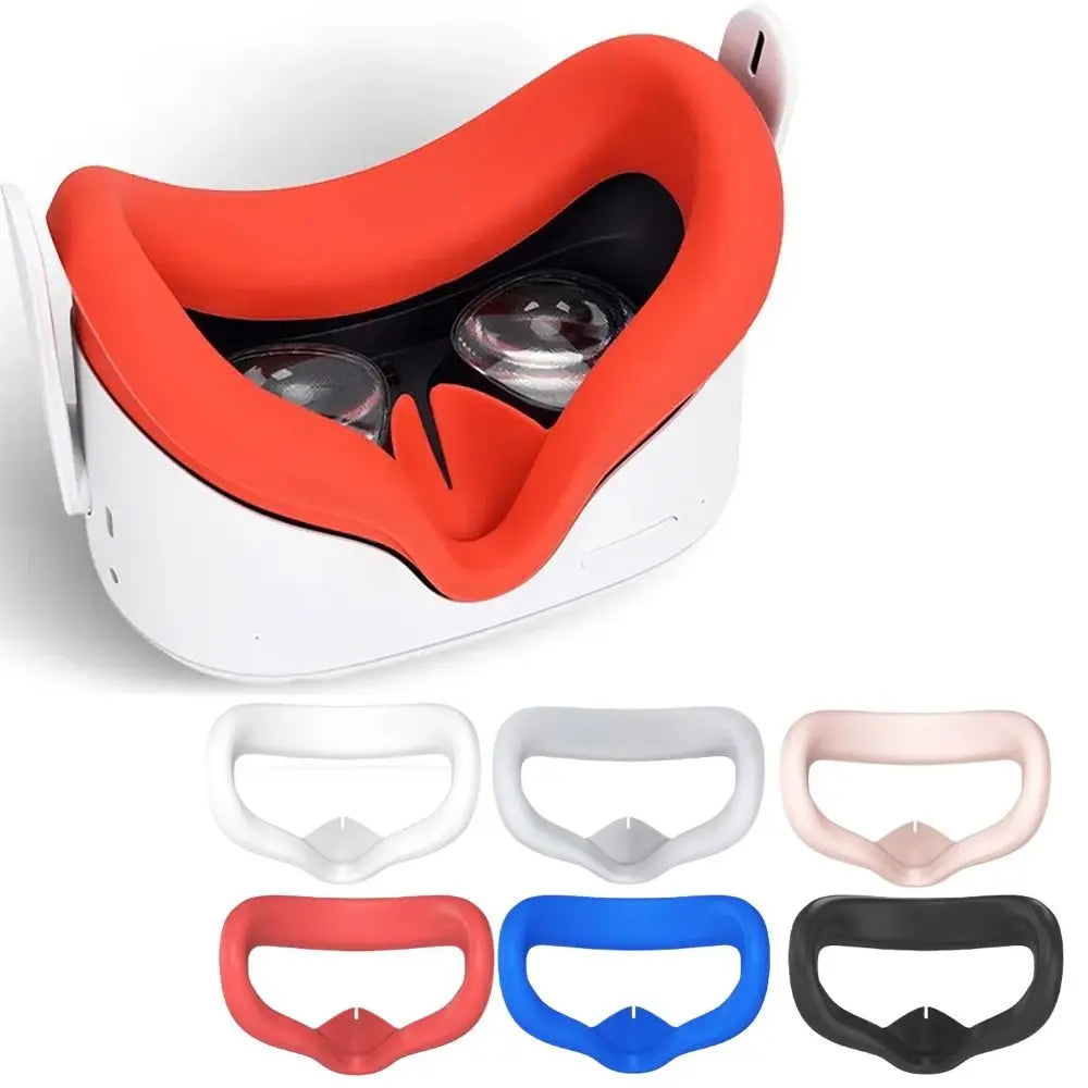 VR Headset Face Silicone Cover Cushion Soft Pads For Oculus Quest 2 VR Accessories