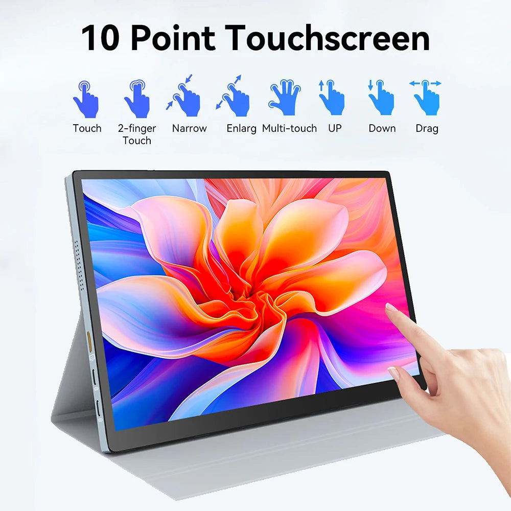 OLED 2.5K Portable Monitor Touchscreen 10.5″ 2560x1600 High-end Portable Screen 100% DCI-P3 1MS for Laptop Phone gaming monitor