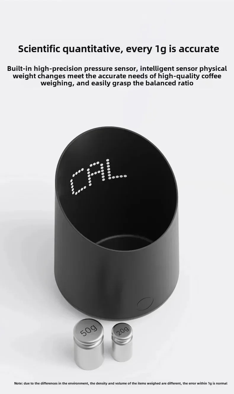 Subminimal Coffee Electronic Scale, Italian Specific Coffee Bean Weighing, Intelligent Hand Drawn Mini Portable Scale, Coffee