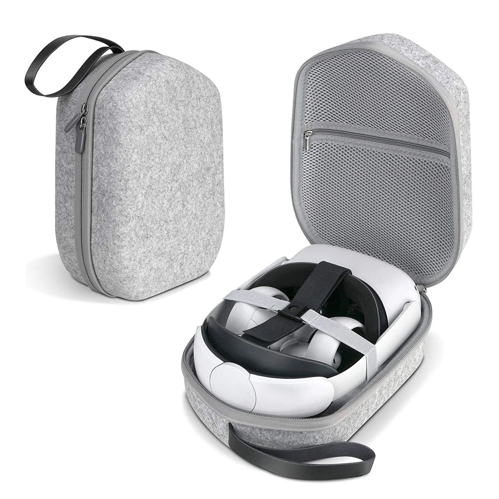 Large Capacity Hard Shell Storage Case Travel Carrying Bag VR Headset Accessories for Oculus Quest 2 VR Headset Touch Controller