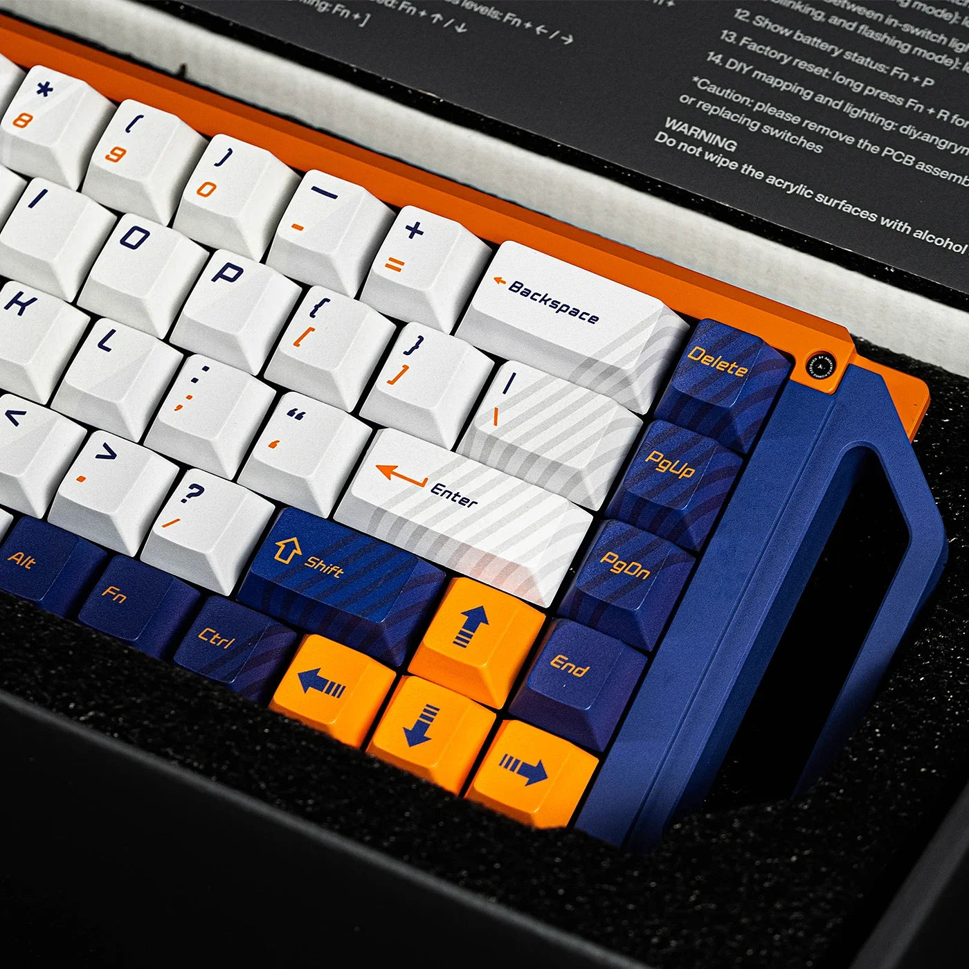 Angry Miao MECHA 65 Gaming Mechanical Keyboard 1MS Low Latency Wireless 1000hz Polling Rate 65 Layout HiFi Switch Aluminum shell
