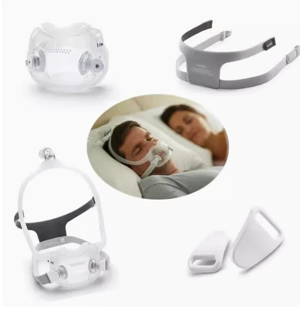 Original Spare Parts For DeamWear Full Face Mask CPAP Nasal Mouth Mask Nose Cushion Headgear Frame Sleep Apnea
