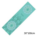 30*100cm Printed Yoga Towel Portable Double Layer Non-Slip Mat Protection Yoga Exercise Pad Quick Drying Pilates Towel Blanket