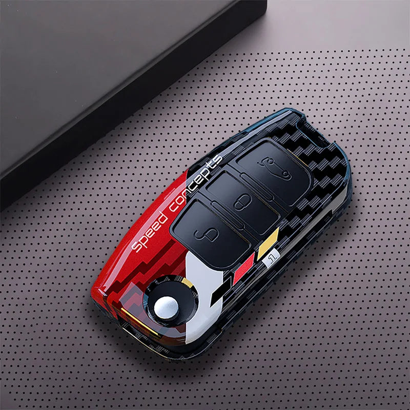 Car Key Case Cover For Ford Fiesta Focus Mondeo Falcon B-Max C-Max S-Max Eco Sport Galaxy Territory Keyless Shell Fob Protector