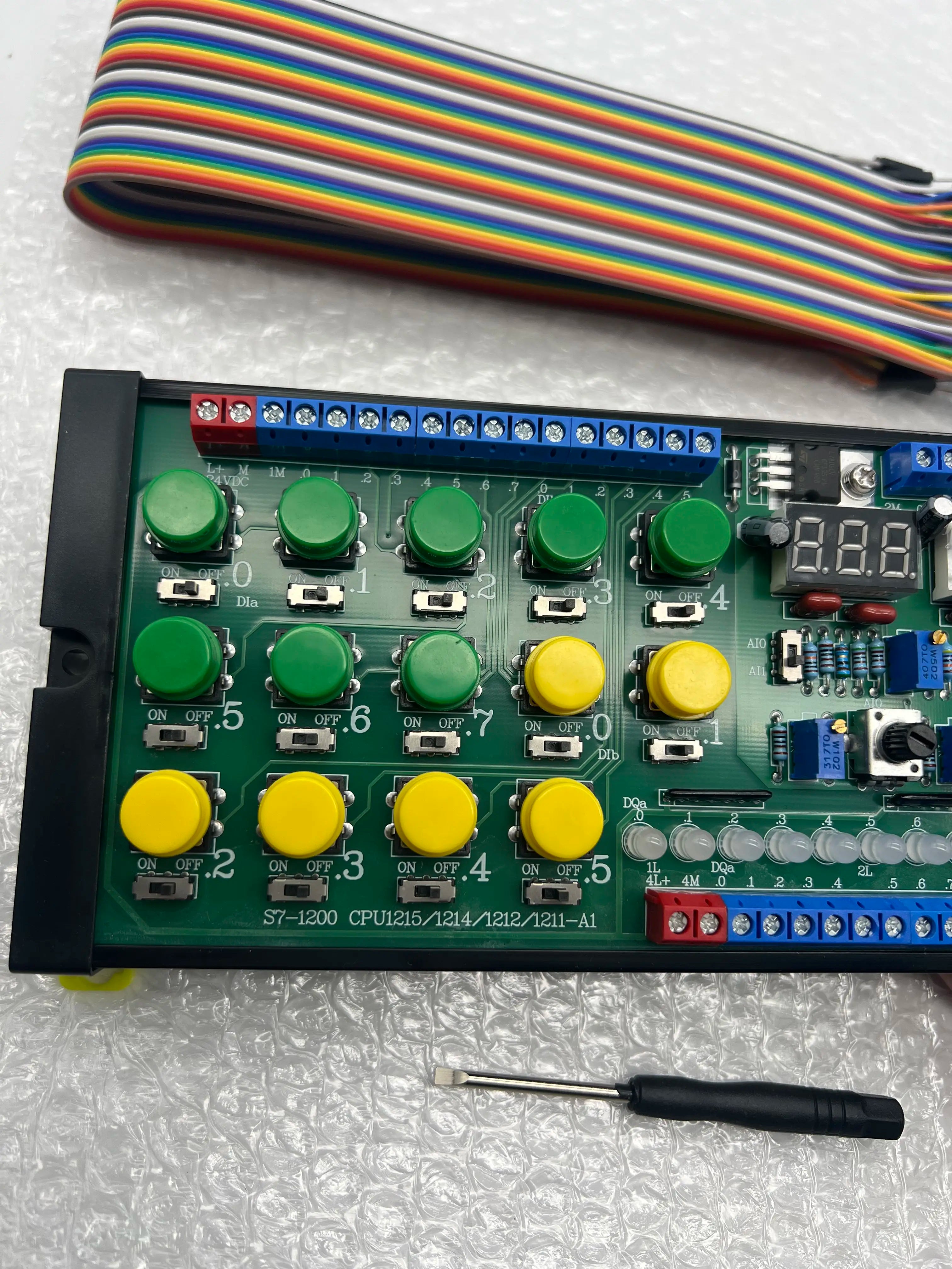 Suitable for S7-1200 PLC/CPU 1211C 1212C 1214C 1215C debugging simulation board