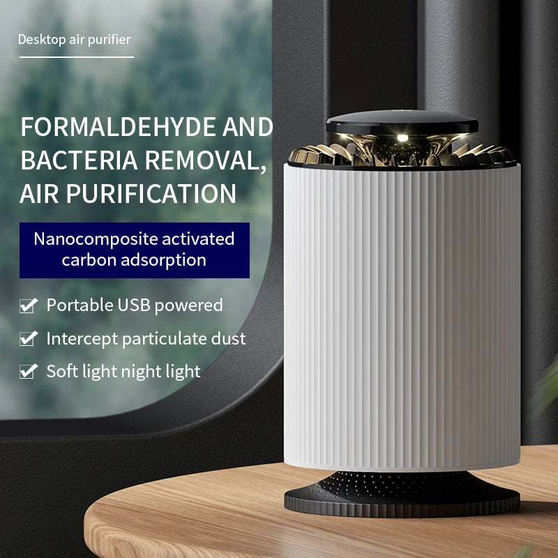 New Air Purifier For Removing Second-hand Smoke Mother And Baby Grade Pet Air Purifier Small Appliances Activated Carbon Filter