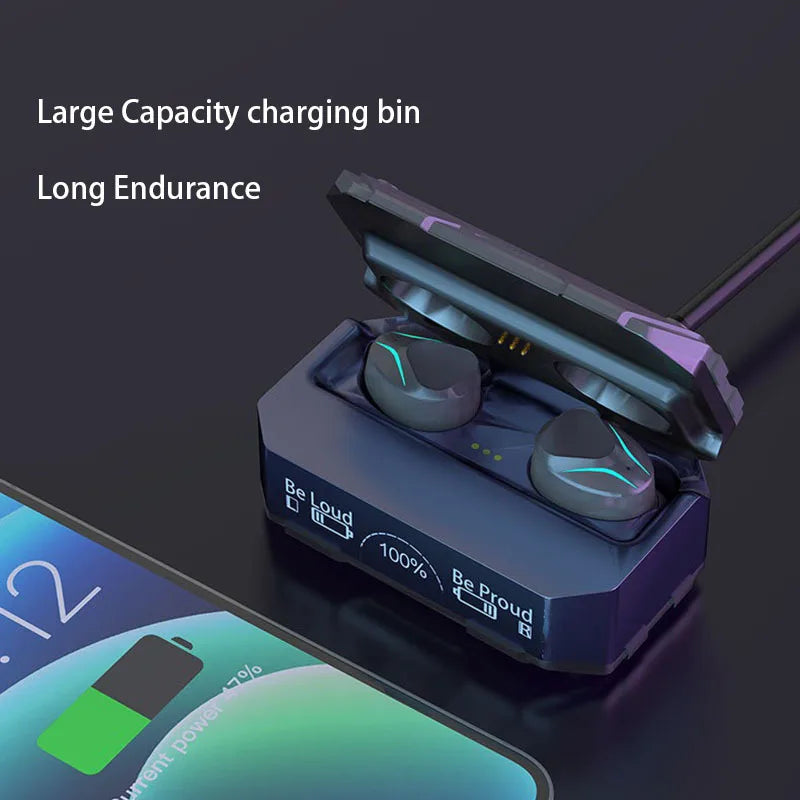 Gaming Bluetooth Earbuds | Long-Lasting TWS Wireless Earphones with Immersive In-Ear 